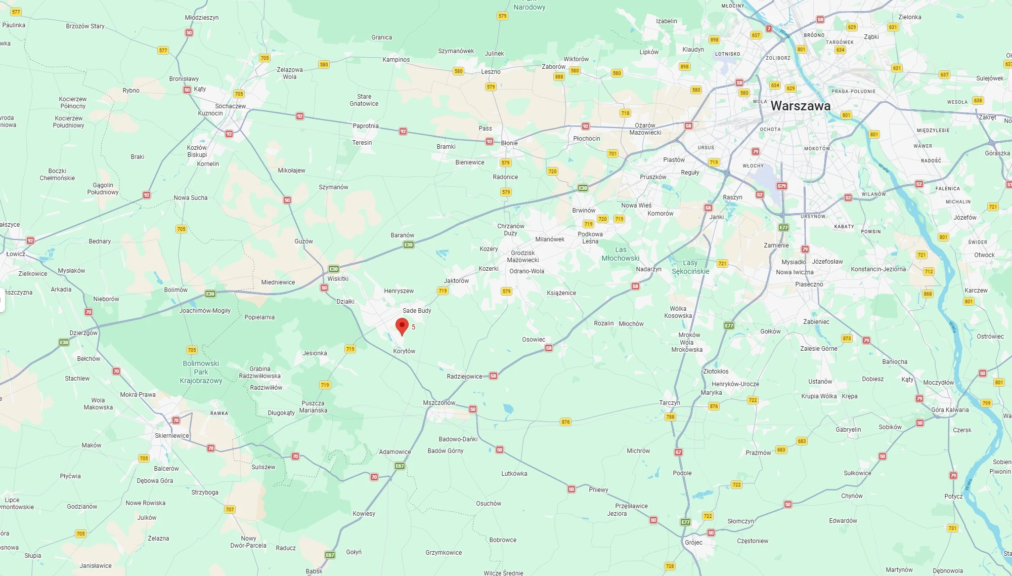 Mapa zasięgu RENT-MAX